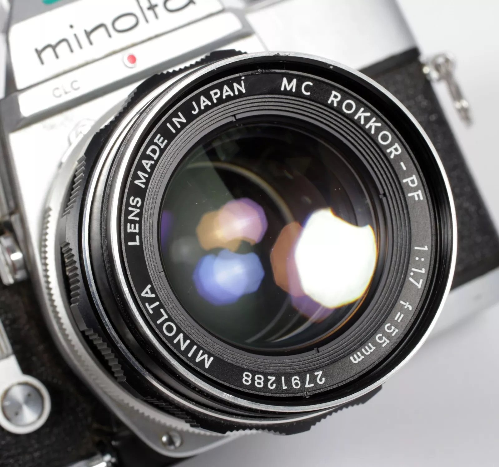 Minolta SRT-101 35mm SLR Film Camera + MC Rokkor PF 55mm F1.7 lens #4443 |  CatLABS